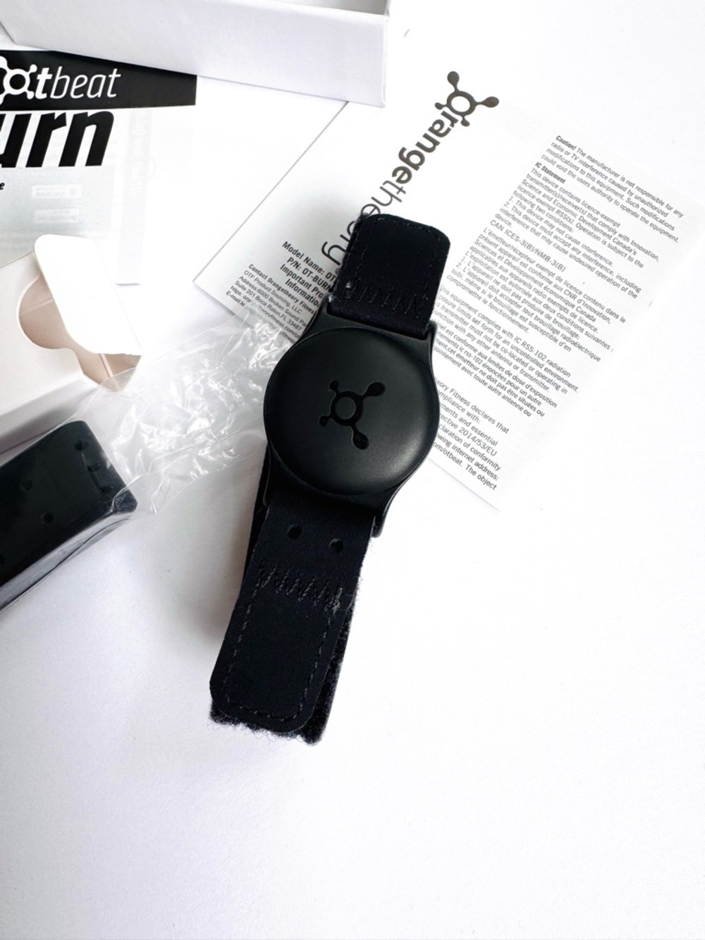 Orange Theory Black Burn Fitness Tracker Watch/Arm Band 5.0 - Picture 4 of 7